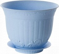 Горшок Ангара 0,3лит Голубой с поддоном