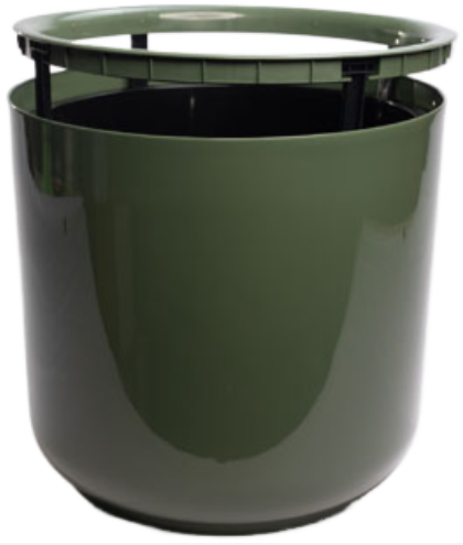 Горшок Дельта 17,3лит Нефрит 30см (с дренажной системой) Горшок Дельта 17,3лит Нефрит 30см (с дренажной системой)