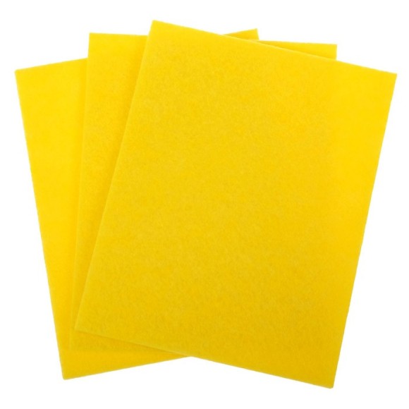 Салфетки вискозные для уборки 3шт Жёлтые 30*38см Арт-3091710