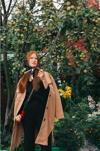 Плодосборник Ручка пистолет с Металл черенком Арт-5245031 Плодосборник Ручка пистолет с Металл черенком Арт-5245031