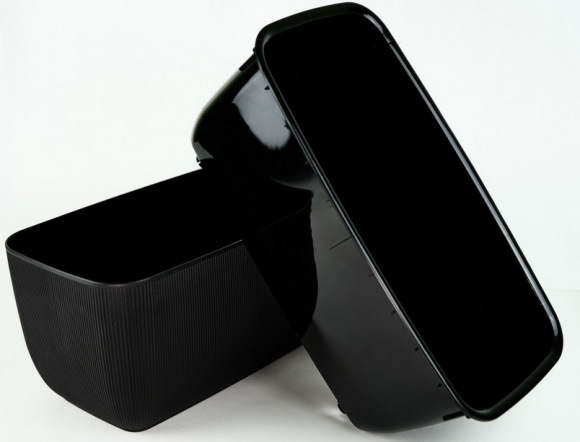 Балконный ящик Фабио 9,5лит Чёрный (с дренажной системой)