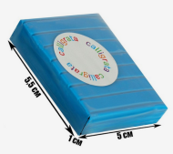 Полимерная глина Calligrata 50гр Голубая Арт-1301035