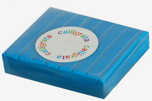 Полимерная глина Calligrata 50гр Голубая Арт-1301035