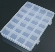 Контейнер с отделами для хранения мелочей Большой 19см*13см