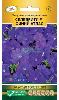 Цветы Петуния Селебрити Синий атлас F1 ЦВ/П (ЕС) 10шт многоцветковая однолетник 25-30см