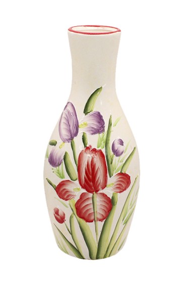 Ваза керамическая Тюльпаны Горло узкое Арт-J10-13-а53 Н-29см Ваза керамическая Тюльпаны Горло узкое Арт-J10-13-а53 Н-29см