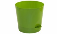 Горшок Ника 180мм 2,7лит Ярко-Зелёный М-3073 с прикорневым поливом