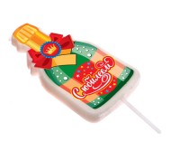 Свечи для торта Бутылка шампанского С Юбилеем! 9*16см 3275213