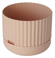 Горшок Эффект 2,5лит Персик с прикорневым поливом D-16см