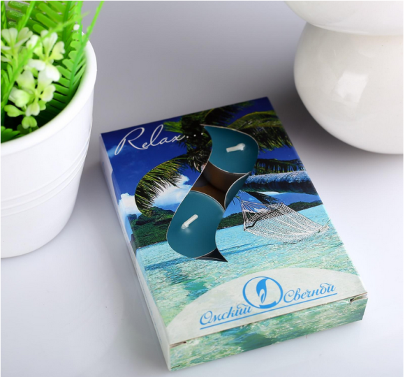 Свеча гильза Ароматизир Релакс Набор 6шт*12гр Свеча гильза Ароматизир Релакс Набор 6шт*12гр