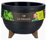 Горшок на ножках La Decoro 9,8лит Антрацит
