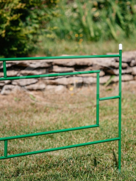 Заборчик металлический Газонный 5м (5секций) высота 55см