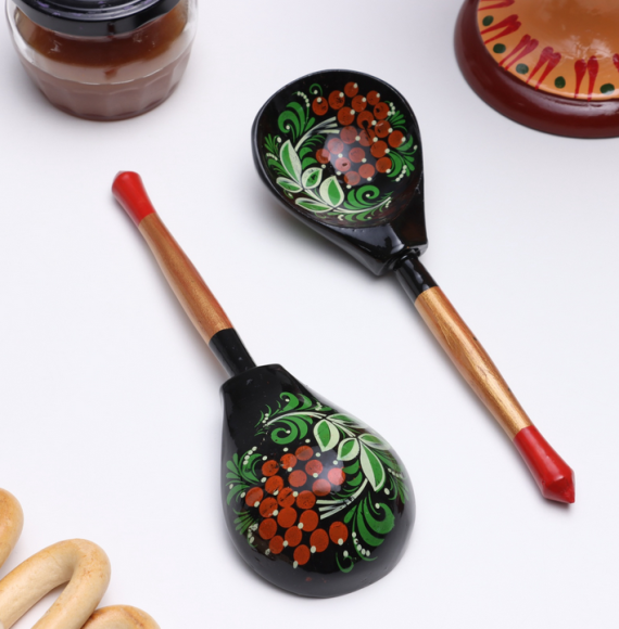 Ложка деревянная Чернушка 19см Арт-1000066 Ложка деревянная Чернушка 19см Арт-1000066