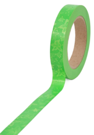 Лента Летний 2см*50ярд Салатовый на Салатовом