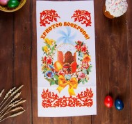 Рушник Кулич Цветы 65*30см Арт-1377018