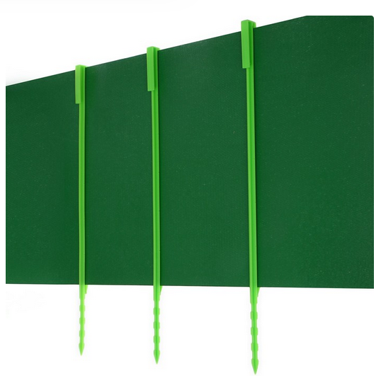 Набор колышков для Ленты бордюрной Greengo Зелёные 10шт*40см Арт-9035815