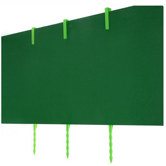 Набор колышков для Ленты бордюрной Greengo Зелёные 10шт*40см Арт-9035815