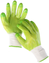 Перчатки прорезиненные Салатовые Greengo (1уп/1пара) Арт-2702520