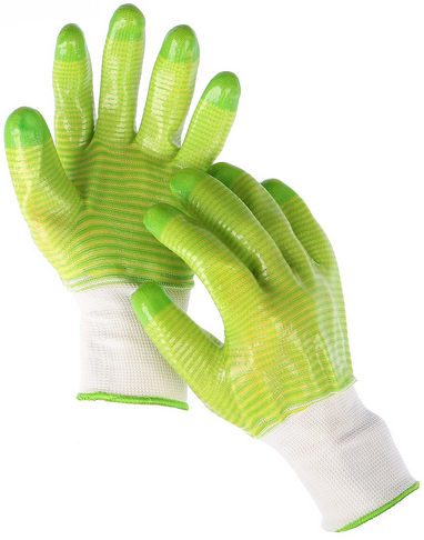 Перчатки прорезиненные Салатовые Greengo (1уп/1пара) Арт-2702520