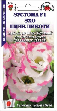Цветы Эустома Эхо Пинк Пикоти ЦВ/П (СОТКА) 5шт комнатное 80-90см