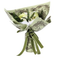 Пленка матовая Кружево Оливковая 55см/200гр