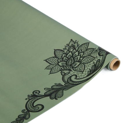 Пленка матовая Кружево Оливковая 55см/200гр Пленка матовая Кружево Оливковая 55см/200гр