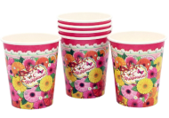 Стакан бумажный С Праздником цветочки 225 мл (набор 6 шт) 331617