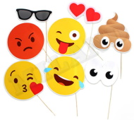 Аксессуары для фотосессии на палочке Эмоции 1977