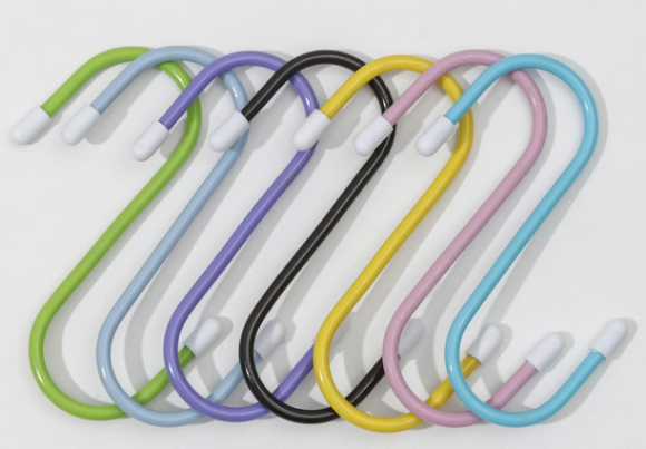 Набор крючков для рейлинга 7шт*7см Цветные Арт-5516632