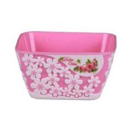 Салатник пластик Дольче Вита 1лит Розово-Бел Арт-М-3599 (БАШ)