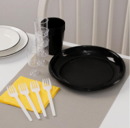 Набор одноразовой посуды на 4 персоны Фуршет Элит Доляна Арт-7141695