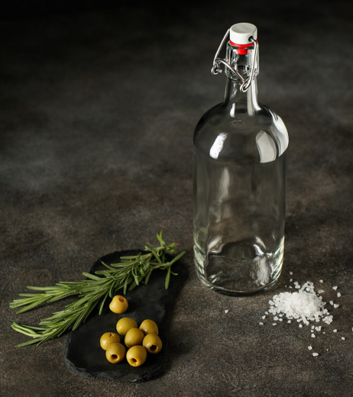 Бутылка стекло с бугельным замком 1лит Прозрачная (1уп/12шт) Зал УПАКОВКА