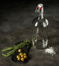 Бутылка стекло с бугельным замком 1лит Прозрачная (1уп/12шт) Зал УПАКОВКА