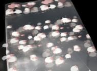 Пленка Листами Прозрачная Sheeps in Love Розовая 60/60см (1уп/20шт) Цена за 1ЛИСТ