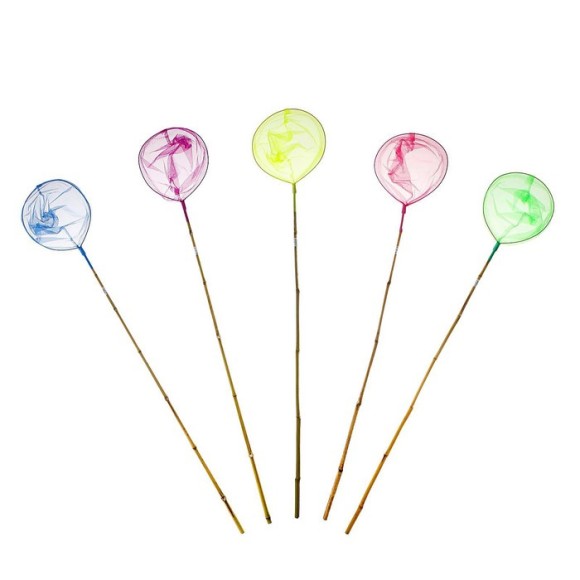 Сачок Детский бамбуковая ручка 120см 649813