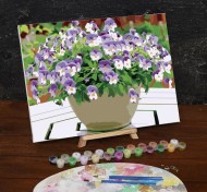 Картина с красками 30*40см