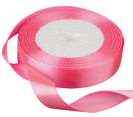 Лента Атласная 25мм*25ярд Розовая