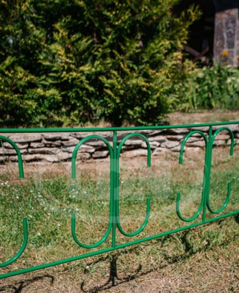 Заборчик металлический Ажурный 8,1м (5секций) высота 60см