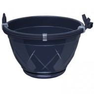 Горшок Santino Лилия подвесная 2,5лит Антрацит