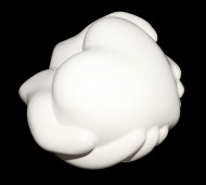 Статуэтка Сердце в руках Белая Арт-31174