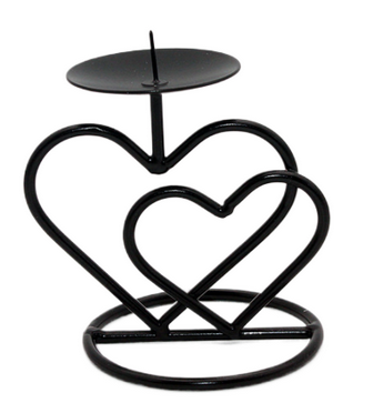 Подсвечник Валентин 3 Чёрный