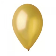 Шар латексный 12/30см металлик Горчица 1уп/100шт