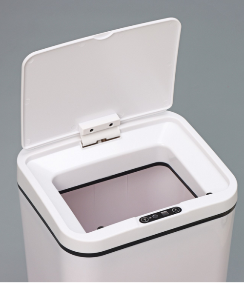 Ведро для мусора Сенсорное Доляна 12лит Белое Арт-4635217 Ведро для мусора Сенсорное Доляна 12лит Белое Арт-4635217