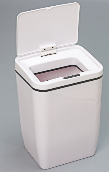 Ведро для мусора Сенсорное Доляна 12лит Белое Арт-4635217 Ведро для мусора Сенсорное Доляна 12лит Белое Арт-4635217