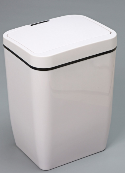 Ведро для мусора Сенсорное Доляна 12лит Белое Арт-4635217 Ведро для мусора Сенсорное Доляна 12лит Белое Арт-4635217