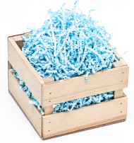 Наполнитель Бумажный 100гр Голубой для Подарков