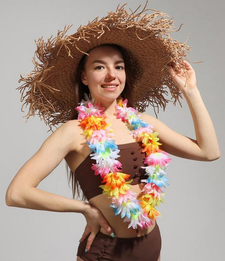 Ожерелье гавайское Первые цветы Арт-2807348