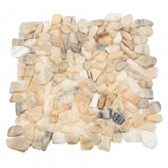 Каменная мозаика MS-7012-S ОНИКС розовый треугольный