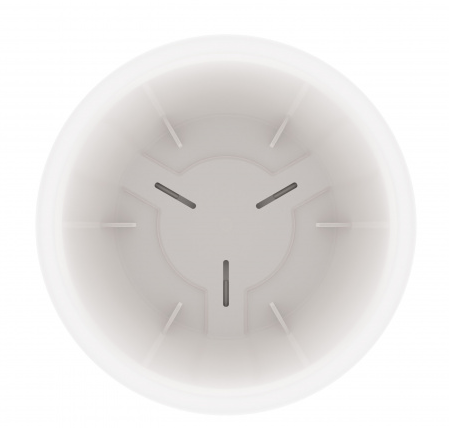 Горшок Афина 1,1лит Белый с поддоном М-6478 (БАШ)