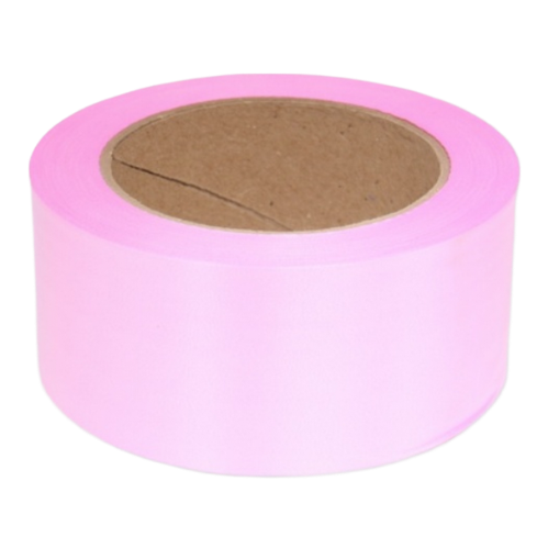 Лента Простая 5см*50ярд Розовая РОССИЯ